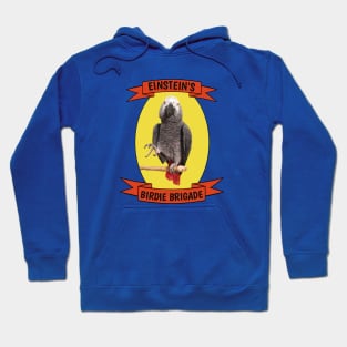 Birdie Brigade African Grey Parrot T-Shirt Hoodie